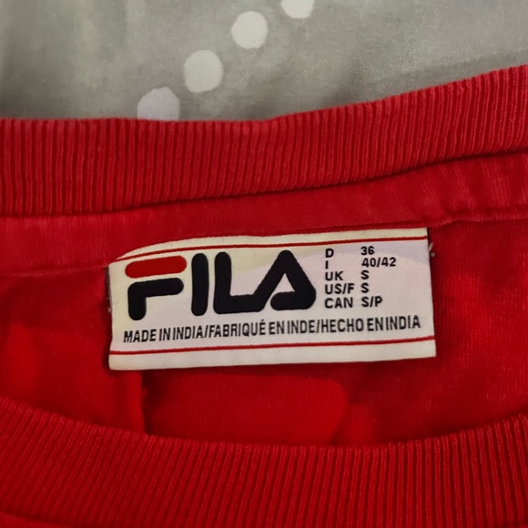 FILA cropped t-shirt - Picture 3 of 3